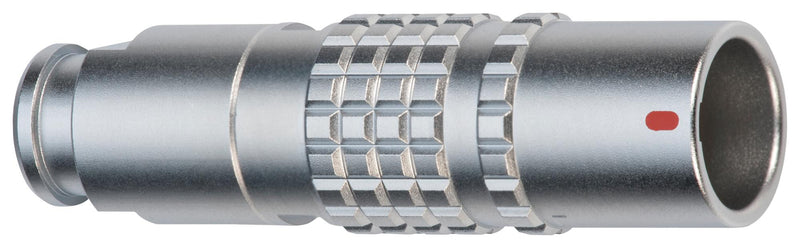 LEMO PHG.1T.304.CLLC60Z Circular Connector, 1T Series, Cable Mount Receptacle, 4 Contacts, Solder Socket, Push-Pull