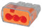 IDEAL 30-1033 3 PORT PUSH IN CONNECTORS 100-PACK