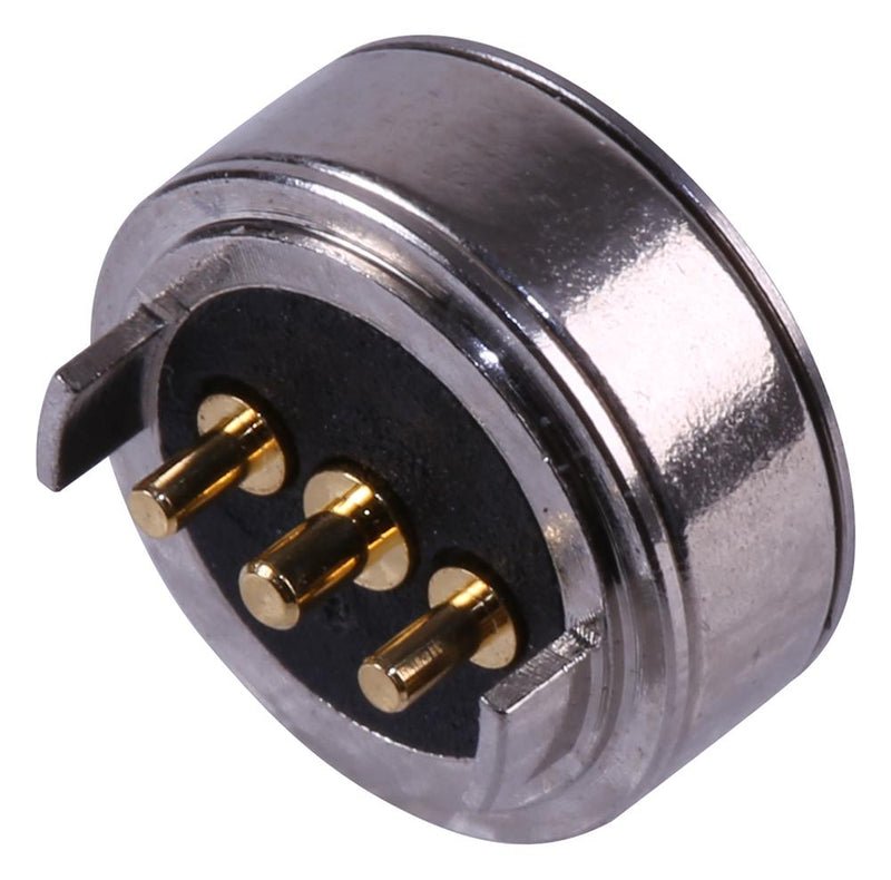 EDAC 685A03222011D1E Magnetic Connector, 3 Contacts, Plug, Straight, 2 mm, 2 A, Black
