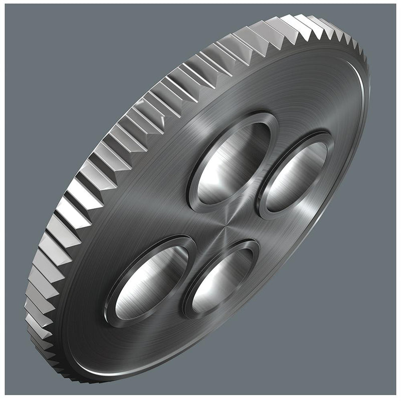 WERA 05004064001 Rachet Handle, Switch Level, 1/2 " Drive, 281 mm Overall, Zyklop Series