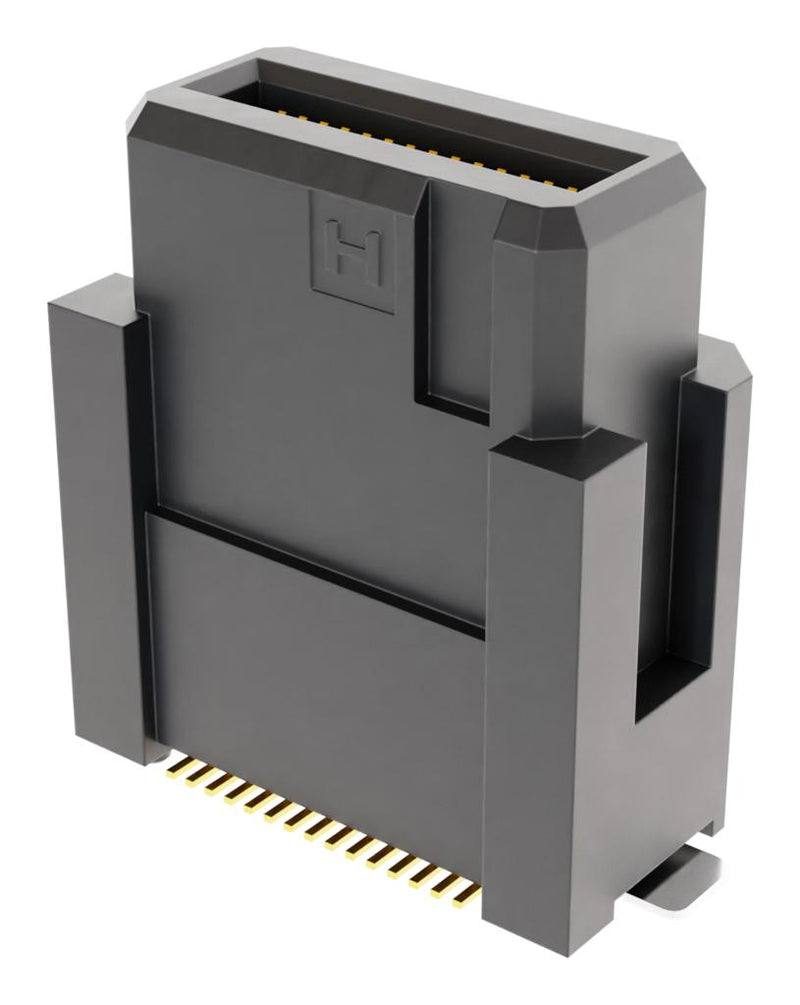 HARWIN F10-10103045R Mezzanine Connector, Receptacle, 0.5 mm, 2 Rows, 30 Contacts, Surface Mount Straight