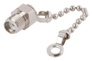 AMPHENOL SV MICROWAVE M39012/25-3026 DUST CAP W/ BEAD CHAIN, SMA RCPT CONN