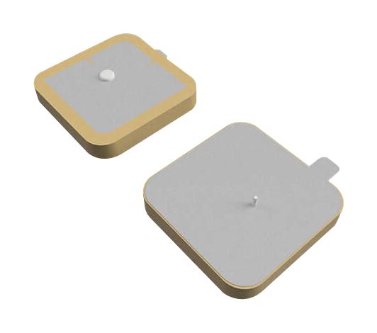 ABRACON AANI-PP-0055 RF Antenna, 1.59806 GHz to 1.60931 GHz, 2 VSWR, Patch, Right Hand Circular, Adhesive / Pin