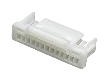 MULTICOMP PRO MP013846 Connector Housing, Natural, Nylon 6.6, MP 1MM Lock Wire-to-Board, Receptacle, 13 Ways, 1 mm