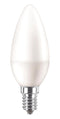 PHILIPS LIGHTING 9.29003E+11 LED Light Bulb, Frosted Candle, E14 / SES, Warm White, 2700 K, Non-Dimmable GTIN UPC EAN: 8719514312968