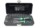 MULTICOMP PRO MP14-SS23018D Socket Tool Set, 1/4" Drive, Hex/Phillips/Slotted Bits/Coupler/Ratchet Handle/Bit Holder, 32 Pieces