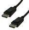 VIDEK 2409T-1 Audio / Video Cable Assembly, Version 2.1, DisplayPort Plug, DisplayPort Plug, 3.3 ft, 1 m, Black