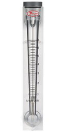 DWYER VFC-131-EC Air Flowmeter, 100 to 700 LPM, 1" FNPT, 100psi, 2% Accuracy, In-Line End, Visi-Float VFC II Series