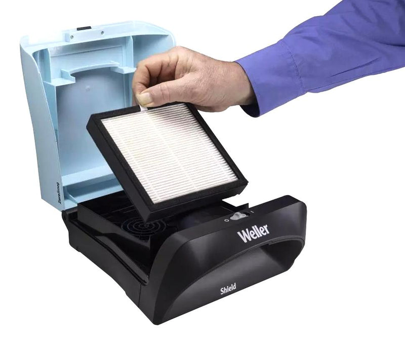 WELLER T0053298391 WE1010 Soldering Station, ZeroSmog Shield Single Filtration Unit, ESD Safe, 95W, 230VAC, 450&deg;C GTIN UPC EAN: 4003019448326