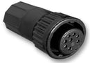 SWITCHCRAFT/CONXALL 3282-4SG-3XX Circular Connector, Cable Mount Receptacle, 4 Contacts, Solder Socket, Nylon (Polyamide) Body