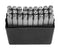 MULTICOMP PRO MP011893 Letter Stamp, Chrome Vanadium Steel, 4mm, A to Z / &, 27 Pieces