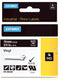 DYMO 1805436 Coloured Vinyl Label Tape - 19mm x 5.5m White on Black GTIN UPC EAN: 00071701059925