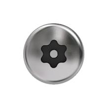 TR FASTENINGS 4.2 X 13 M4STDX Z100 PAN DIN7504 Security Screw, Steel, Pan Head Pin Torx, 13 mm, 4.2mm
