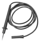 MUELLER ELECTRIC BU-2141-D-48-0 Test Patch Lead, Test Tip Probe, Banana Plug Shrouded, 4 ", 1.22 m, Black, 10 A