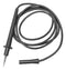 MUELLER ELECTRIC BU-2141-D-48-0 Test Patch Lead, Test Tip Probe, Banana Plug Shrouded, 4 ", 1.22 m, Black, 10 A