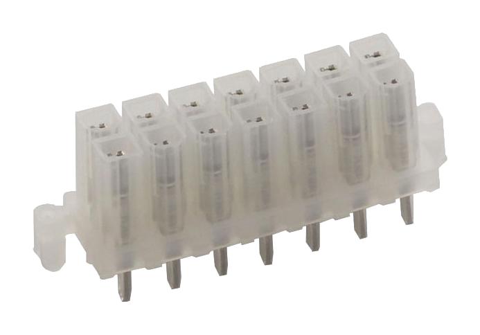MOLEX 15-24-7061 PCB Receptacle, Board-to-Board, Power, 4.2 mm, 2 Rows, 6 Contacts, Through Hole Mount