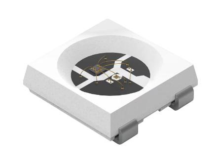 WURTH ELEKTRONIK 1315050930002 LED, AlInGaP, InGaN, Red, Green, Blue, SMD, 120 &deg;, Round, R 13mA, G 13mA, B 13mA