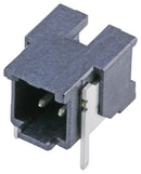MOLEX 220030-1021 Pin Header, Signal, Wire-to-Board, 2 mm, 1 Rows, 2 Contacts, Through Hole Right Angle