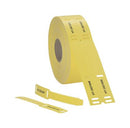 HELLERMANNTYTON 556-80589 Wire Marker, PK 500, Thermal Transfer, Blank (No Legend), Yellow, 124mm x 18mm, 35 mm 4031026733869, TAGPU18X124-LOOP (Yellow)