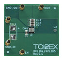 TOREX XCL105D331H2-EVB-01 Evaluation Board, XCL105D331H2-G, Synchronous Boost DC-DC Converter, Power Management