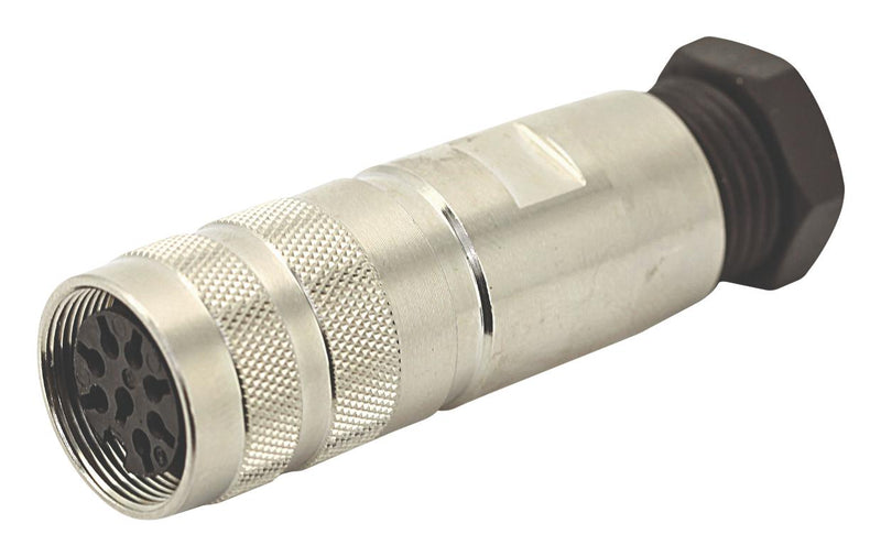 AMPHENOL SINE/TUCHEL C09131D1071012 Circular Connector, C091D Series, Cable Mount Receptacle, 7 Contacts, Solder Socket, Threaded
