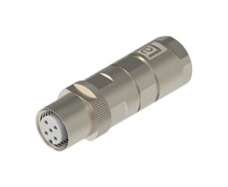 LUMBERG AUTOMATION RM12C-FSSV5A Sensor Connector, M12, Female, 5 Positions, Crimp Socket, Straight Cable Mount 935092004