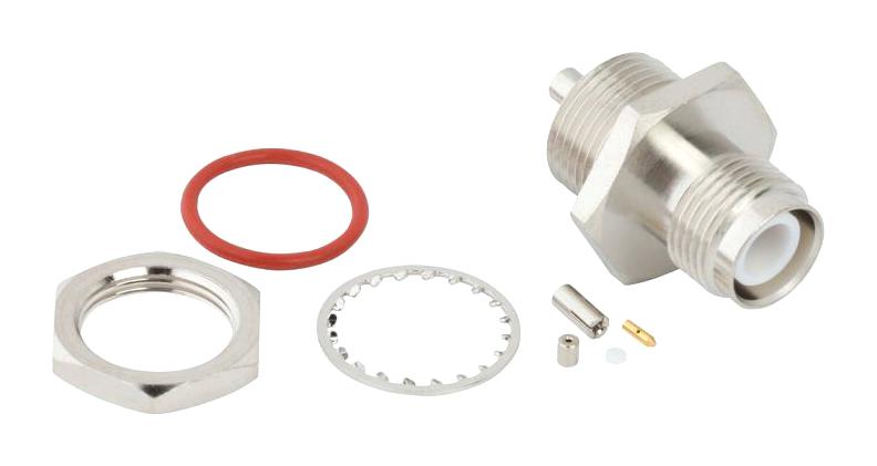 AMPHENOL RF 031-6973. RF COAX CONN, TNC RP, BLKHD JACK, 50 OHM