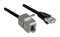 STEWART CONNECTOR BM-1RSPK001F Ethernet Cable, WAP Extn., Cat6a, RJ45 Plug to Cable Splicer