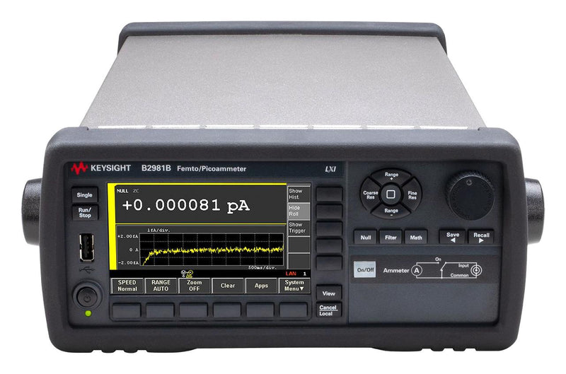 Keysight Technologies B2981B B2981B Bench Digital Multimeter 6.5 Gpib LAN / LXI USB 20 mA B2980B Series