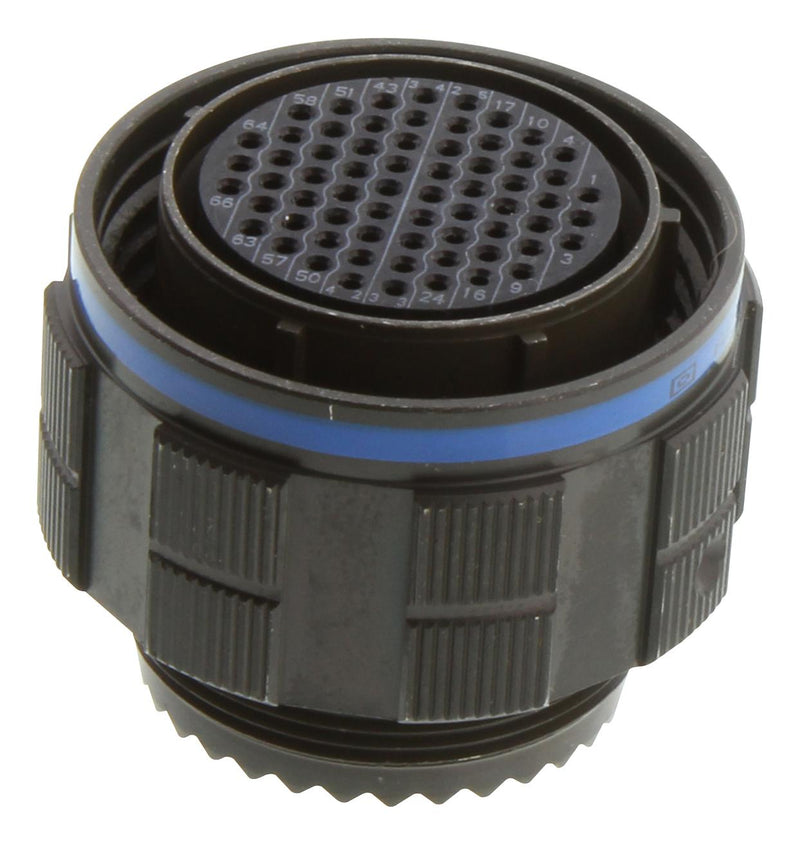 AMPHENOL AEROSPACE D38999/26WF35SN CIRCULAR CONNECTOR PLUG SIZE 19, 66 POSITION, CABLE