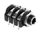 AMPHENOL AUDIO ACJMMHR Phone Audio Connector, Mono, 2 Contacts, Jack, 6.35 mm, Panel Mount, Through Hole Mount Right Angle