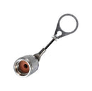 TROMPETER - CINCH CONNECTIVITY RFI45-13-D3 DUST CAP W/LANYARD, TNC JACK CONN, BRASS
