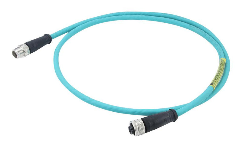 MOLEX / WOODHEAD 1203410812 SENSOR CORD, 8P M12 PLUG-4P M12 RCPT, 1M