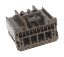 MOLEX 34969-0142 Automotive Connector Housing, Brown, Stac64 34969 Series, Receptacle, 14 Ways