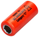 INSULATED TOOLS LTD 07212 Impact Socket, 1/4" Drive, 10 mm AF, 41 mm Length