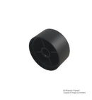 MULTICOMP PRO MP7233 Knob, Splined Shaft, 6 mm, Aluminium, Round with Indicator Dot, 29.8 mm