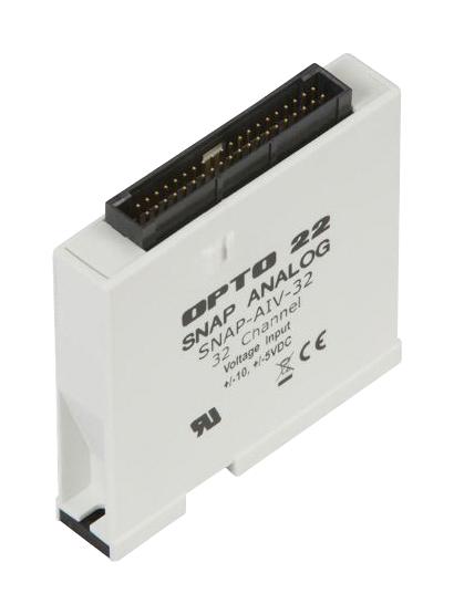 OPTO 22 SNAP-AIV-32.. Analog Input Module, 32 I/P, 0.15 A, 5 VDC, SNAP Series