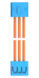 TE CONNECTIVITY 2405869-3 Cable Assembly, CN1 Connector to CN2 Connector, 3 Ways, 2 mm, 1 Row, 300 mm, 11.8 "