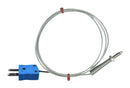 LABFACILITY FN-K-M-2.0-C4-SP-J-Z Z=C/C Thermocouple, Nozzle, K, Stainless Steel, 6.56 ft, 2 m XF-2126-FAR