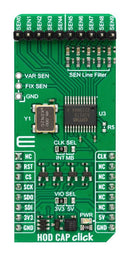 MIKROELEKTRONIKA MIKROE-5719 Add-On Board, HOD CAP Click, 3.3V/5V, mikroLab/EasyStart/mikromedia Starter/Fusion Development Kits