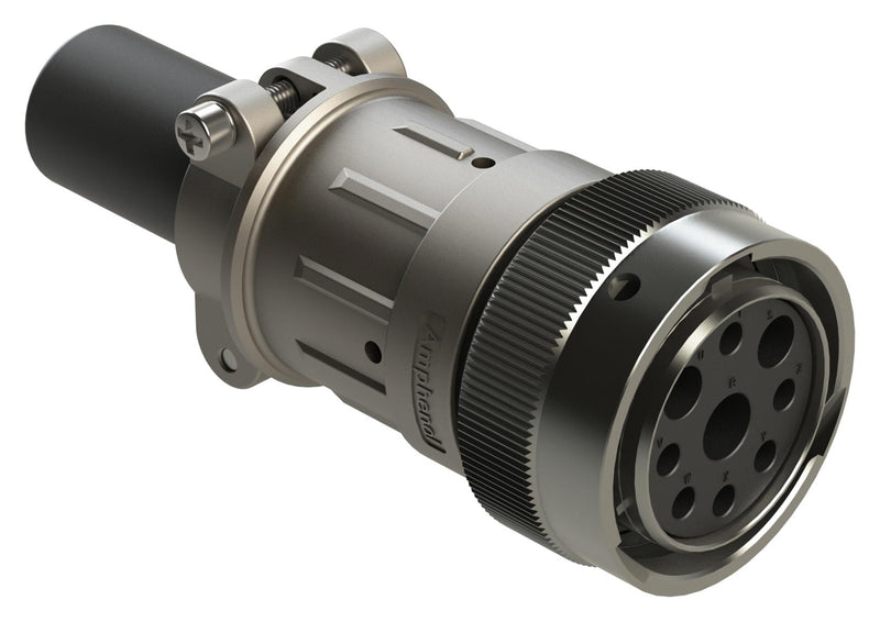 AMPHENOL SINE/TUCHEL AHDM06-24-09SN-059 CIRCULAR CONNECTOR, PLUG, 24-09, CRIMP