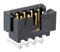 MOLEX 87833-1019 Pin Header, Signal, Wire-to-Board, 2 mm, 2 Rows, 10 Contacts, Through Hole Right Angle
