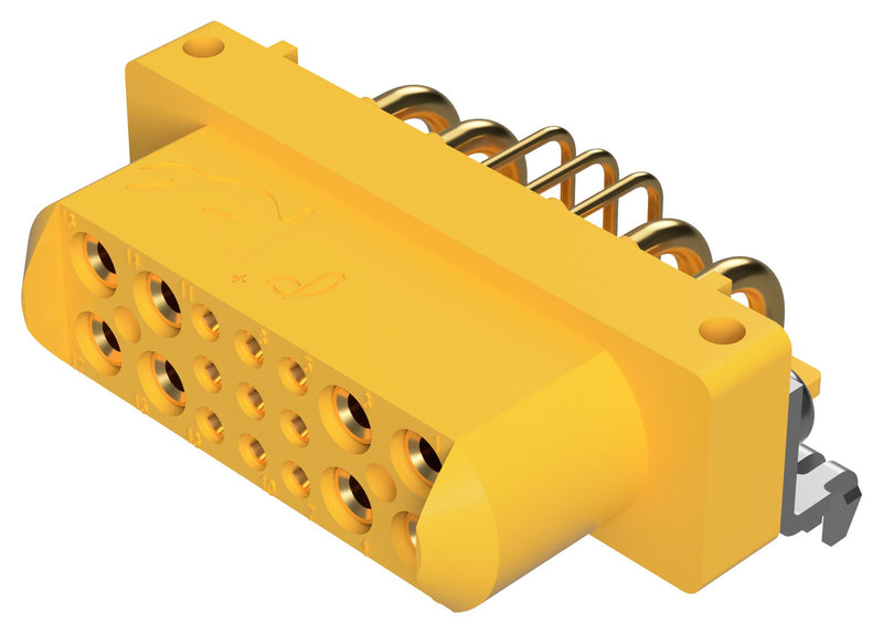 POSITRONIC GFSH89F47LN/AA RECT PWR CONN, R/A RCPT, 17POS, PCB