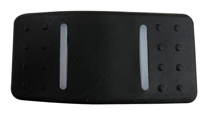 MULTICOMP PRO MPX5-234BNN-1ABD-4FN-S Rocker Switch, 12VDC LED, IP67, On-Off-On, DPDT, Illuminated, Panel, Snap-In, Black