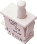 ZF 0E68-00A0 SWITCH, PUSHBUTTON, SPDT, 100mA, 125V