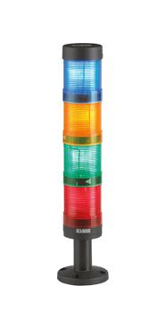 MULTICOMP PRO MP-50LB1W Tower Light LED Unit, Continuous, Blue, 110 VAC, IP65, NEMA 1/2/3/3R/4/4X/12/13, 68mm H, 50mm Lens