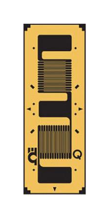 OMEGA SGT-4/350-XY41 Strain Gauge, 350 ohm, 4.6 mm, 4 mm, Solder Pads, 30000 &micro;m, 2-Element Tee Rosette, 14 Vrms