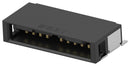 ERNI - TE CONNECTIVITY 515944-E Pin Header, Wire-to-Board, 1.27 mm, 1 Rows, 10 Contacts, Surface Mount Right Angle