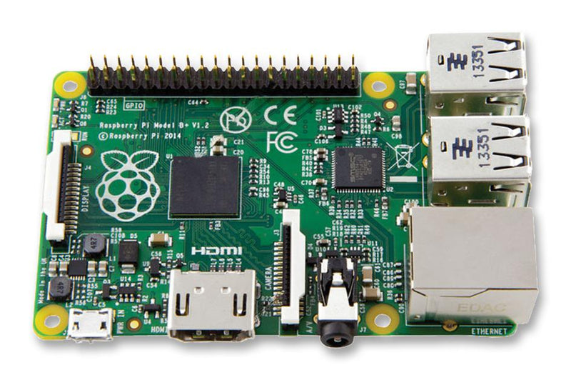 RASPBERRY-PI RASPBERRY-MODB+-512M SBC, Raspberry Pi B+, BCM2835, ARM1176JZF-S, 512MB RAM, MicroSD, Ethernet, HDMI, 4xUSB 2.0 ports