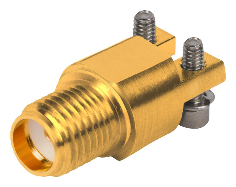 AMPHENOL SV MICROWAVE 2921-61778 RF COAX CONN, SMA JACK, 50 OHM, EDGE